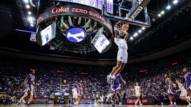 BYU Basketball Kansas State Jaxson Robinson